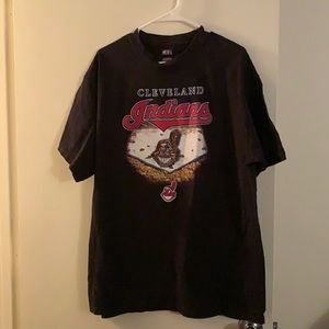 Cleveland Indians T-Shirt Black XL Pre owned